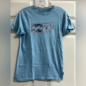 Billabong Boys Blue T-shirt - Size 14 - GUC